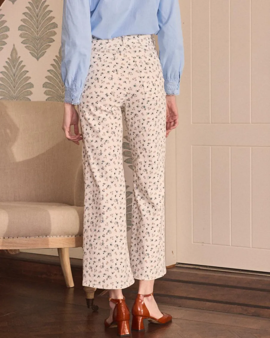 Pantalon-Polin et moi Ada Flower Jeans Cru