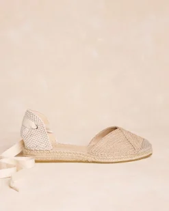 Espadrilles-Polin et moi Allegra Ribbon Espadrille BEIGE