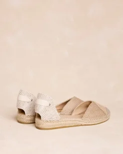 Espadrilles-Polin et moi Allegra Ribbon Espadrille BEIGE
