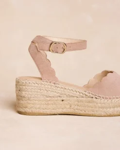 Espadrilles-Polin et moi Althea Detail Espadrille Taupe
