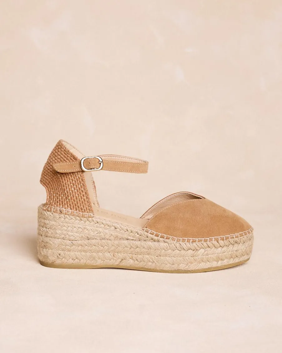 Espadrilles-Polin et moi Aurelina Espadrille taupe CHAMEAU