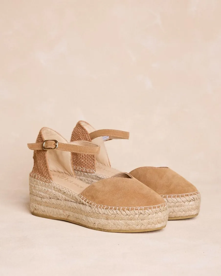 Espadrilles-Polin et moi Aurelina Espadrille taupe CHAMEAU