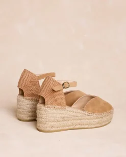 Espadrilles-Polin et moi Aurelina Espadrille taupe CHAMEAU