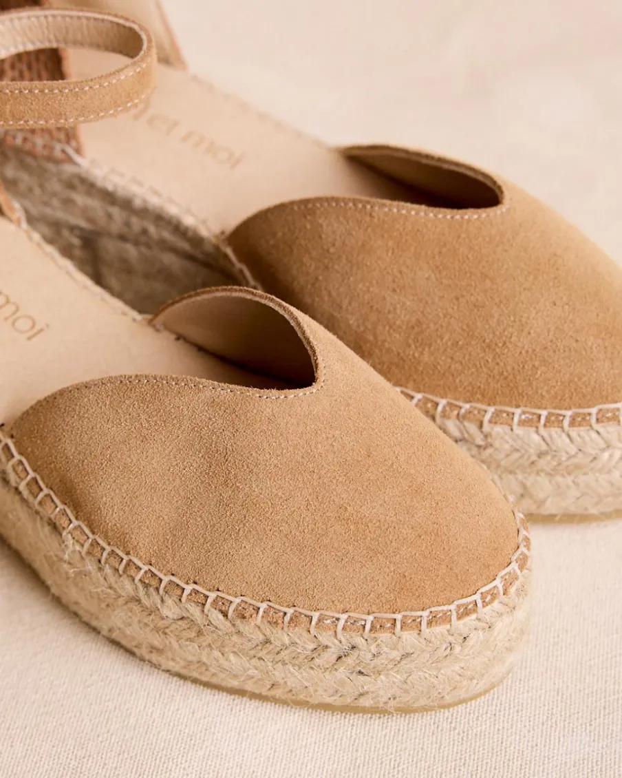Espadrilles-Polin et moi Aurelina Espadrille taupe CHAMEAU