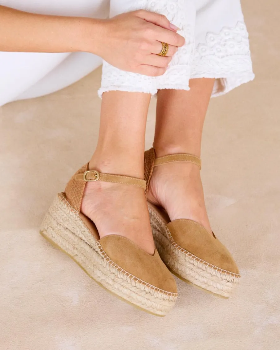 Espadrilles-Polin et moi Aurelina Espadrille taupe CHAMEAU