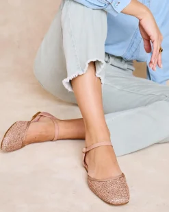 Danseurs-Polin et moi Ballerines à bout contrasté Cyrus Nu