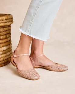 Danseurs-Polin et moi Ballerines à bout contrasté Cyrus Nu