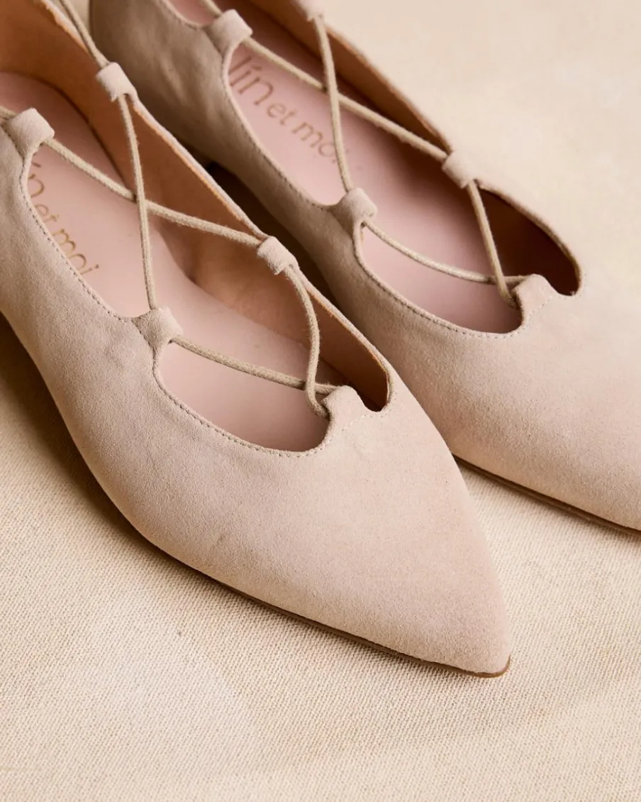 Danseurs-Polin et moi Ballerines Lucienne Corde Sable