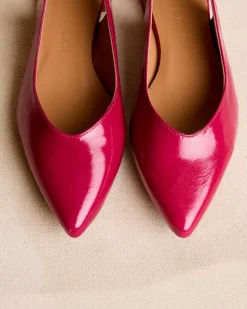 Danseurs-Polin et moi Ballerines Olethea Escarpins à l’arrière Framboise