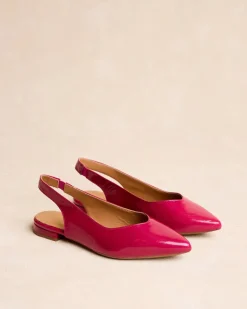 Danseurs-Polin et moi Ballerines Olethea Escarpins à l’arrière Framboise
