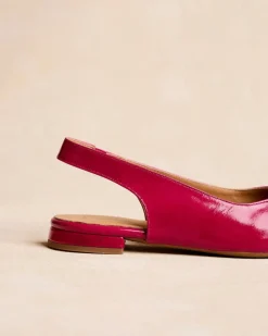 Danseurs-Polin et moi Ballerines Olethea Escarpins à l’arrière Framboise