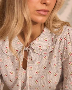 Chemisiers Et Chemises-Polin et moi Blouse à col Juliette blanc