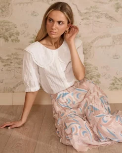 Maternité|Chemisiers Et Chemises-Polin et moi Blouse à col Simona blanc