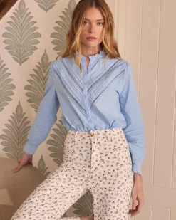 Maternité|Chemisiers Et Chemises-Polin et moi Blouse Broderie Alex Céleste