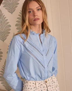 Maternité|Chemisiers Et Chemises-Polin et moi Blouse Broderie Alex Céleste