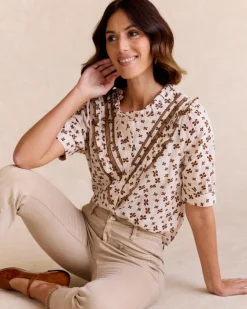 Maternité|Chemisiers Et Chemises-Polin et moi Blouse imprimée Astera CHAMEAU