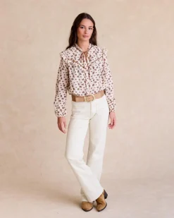 Chemisiers Et Chemises-Polin et moi Blouse imprimée Azucena Cru