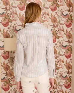 Maternité|Chemisiers Et Chemises-Polin et moi Blouse rayée Calin blanc