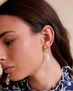 Joaillerie-Polin et moi Boucle d’oreille en pierre he d’Amiens BLANC