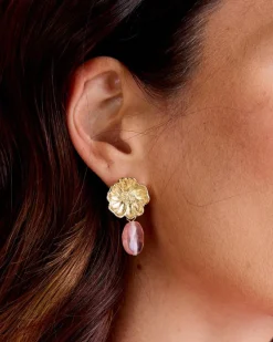 Joaillerie-Polin et moi Boucle d’oreille Margarita Chaumont Rose