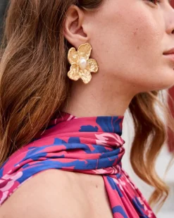 Joaillerie-Polin et moi Boucles d’eilles Fl Nova OR