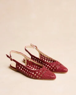 Tressé|Danseurs-Polin et moi Bride arrière tressée Cerise