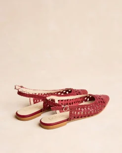 Tressé|Danseurs-Polin et moi Bride arrière tressée Cerise