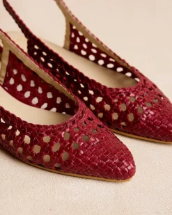 Tressé|Danseurs-Polin et moi Bride arrière tressée Cerise