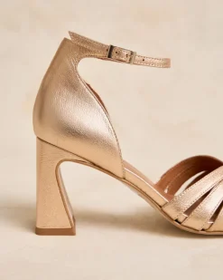Talons Hauts-Polin et moi Chaussure à talon Platonia Or