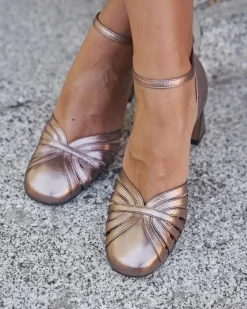 Mariée|Talons Hauts-Polin et moi Chaussure à talon Priscela Bronze