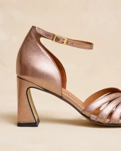 Mariée|Talons Hauts-Polin et moi Chaussure à talon Priscela Bronze