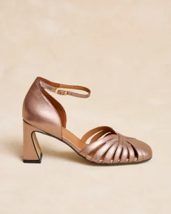 Mariée|Talons Hauts-Polin et moi Chaussure à talon Priscela Bronze