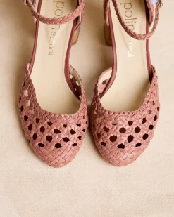 Tressé|Talons Hauts-Polin et moi Chaussure Mari Tressées Maquillage