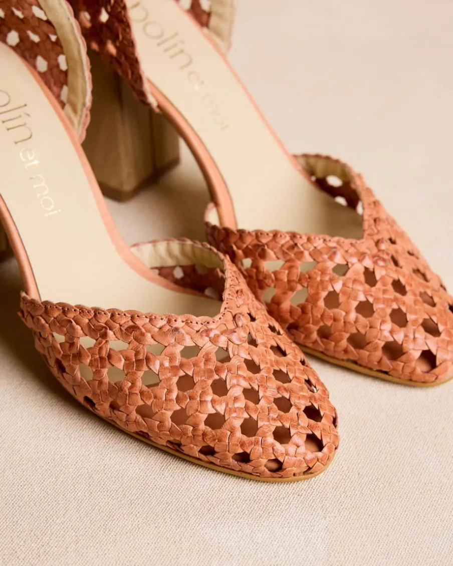 Talons Hauts|Tressé-Polin et moi Chaussure tressée Calmia ORANGE