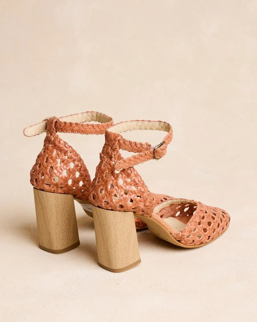 Talons Hauts|Tressé-Polin et moi Chaussure tressée Calmia ORANGE