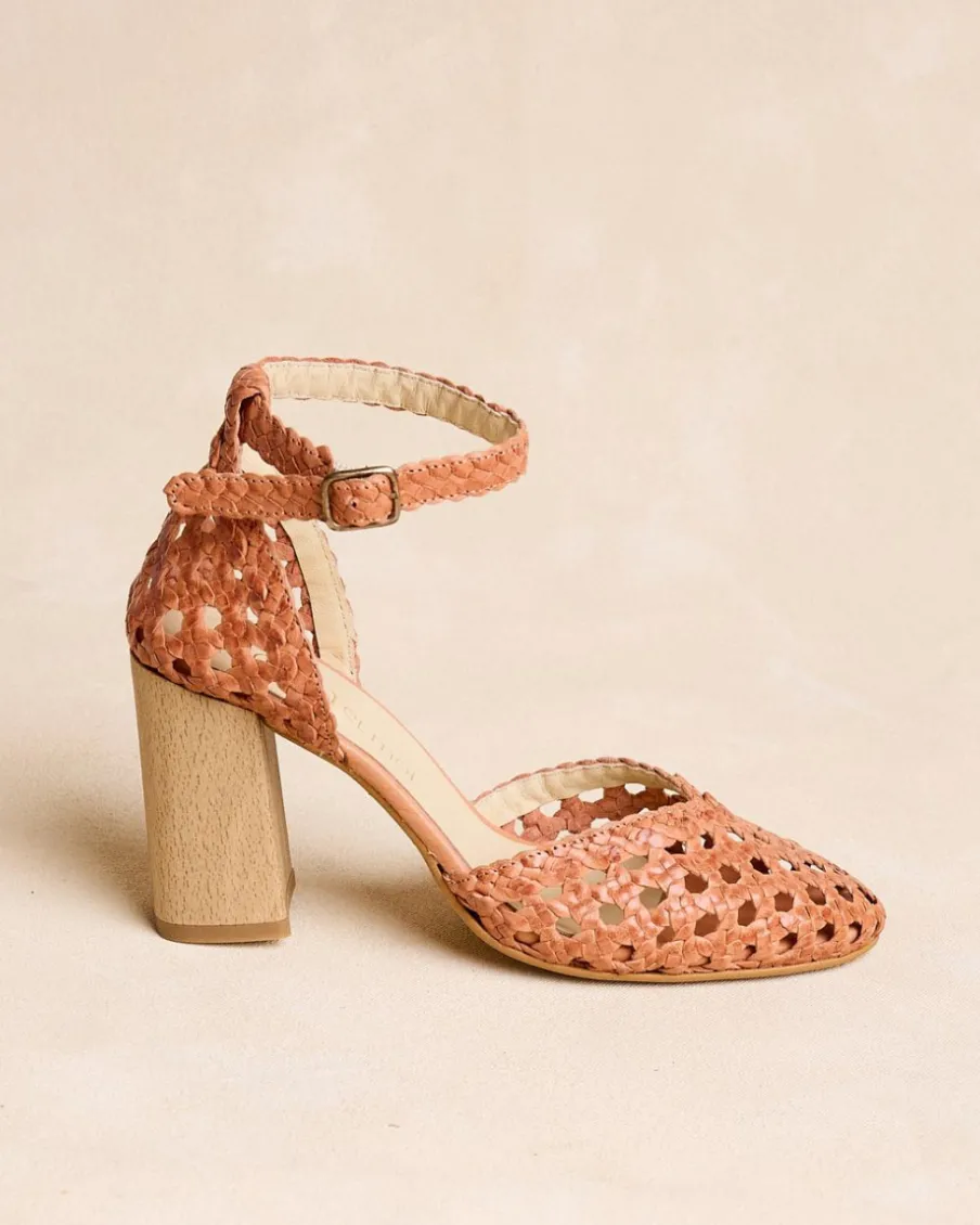 Talons Hauts|Tressé-Polin et moi Chaussure tressée Calmia ORANGE