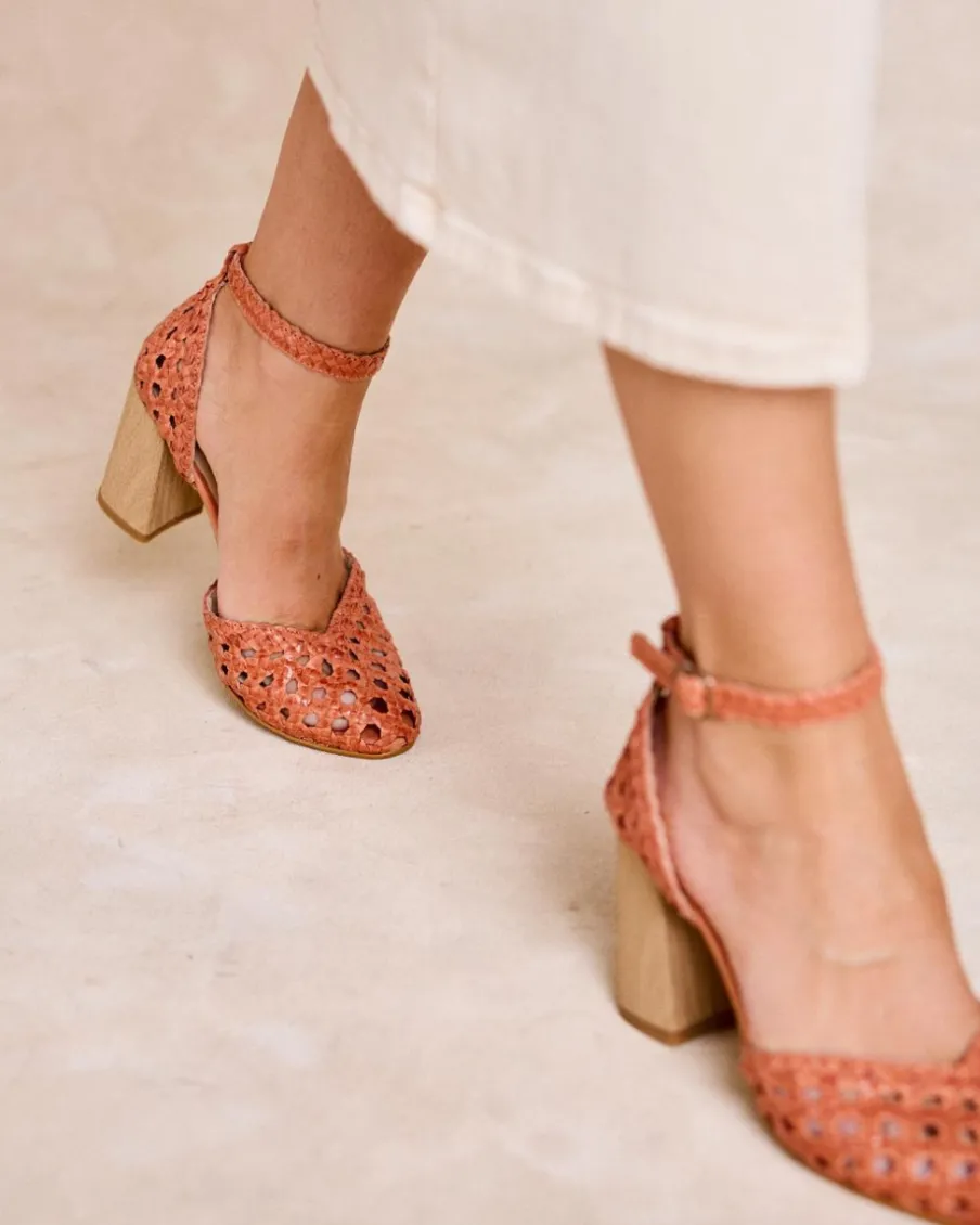 Talons Hauts|Tressé-Polin et moi Chaussure tressée Calmia ORANGE