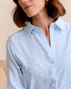 Maternité|Chemisiers Et Chemises-Polin et moi Chemise à pois Camili DENIM