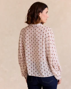 Maternité|Chemisiers Et Chemises-Polin et moi Chemise à pois Nila Cru