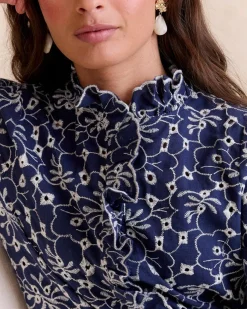 Maternité|Chemisiers Et Chemises-Polin et moi Chemise brodée Guada DENIM