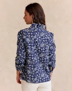 Maternité|Chemisiers Et Chemises-Polin et moi Chemise brodée Guada DENIM