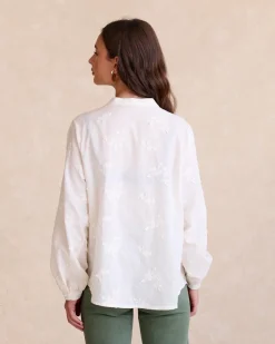 Maternité|Chemisiers Et Chemises-Polin et moi Chemise brodée Lidia Cru