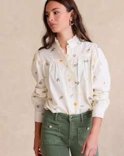 Maternité|Chemisiers Et Chemises-Polin et moi Chemise brodée Sabrina Cru