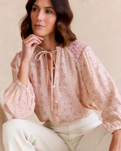 Maternité|Chemisiers Et Chemises-Polin et moi Chemise Caroli Detail Saumon