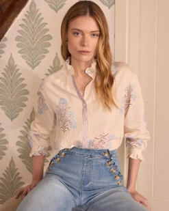 Maternité|Chemisiers Et Chemises-Polin et moi Chemise Eulalia Flowers Cru
