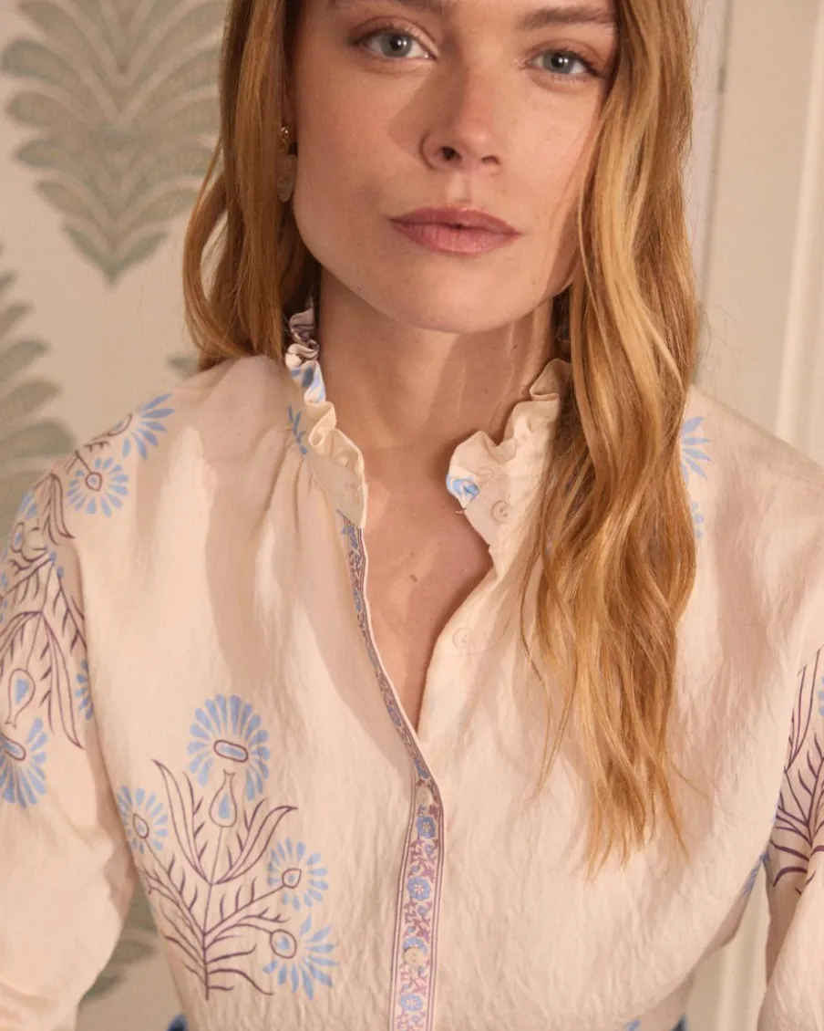 Maternité|Chemisiers Et Chemises-Polin et moi Chemise Eulalia Flowers Cru