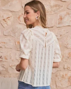 Chemisiers Et Chemises-Polin et moi Chemise Flores Valen Cru