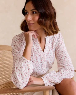 Maternité|Chemisiers Et Chemises-Polin et moi Chemise Marisa Flowers Cru