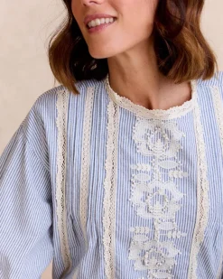 Chemisiers Et Chemises-Polin et moi Chemise rayée Simona Céleste