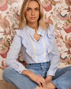 Maternité|Chemisiers Et Chemises-Polin et moi Chemisier brodé Yaritza Céleste